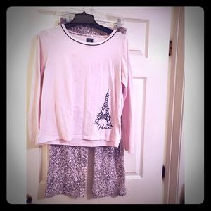 Laura Ashley "Paris" Pajama Set